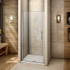 Porte De Douche|AICA Sanitaire Porte de douche pivotante 70cm en 6mm verre anticalcaire Installation en niche Hauteur 197cm