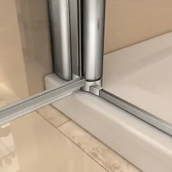 Porte De Douche|AICA Sanitaire Porte de douche pivotante 70cm en 6mm verre anticalcaire Installation en niche Hauteur 197cm