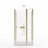 Otitec Porte de douche pivotante 90 cm doré CUBA GOLD