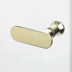 Otitec Porte de douche pivotante 90 cm doré CUBA GOLD