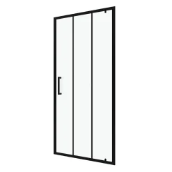 Galedo Porte de douche pivotante noir FactorX 80cm
