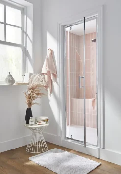 Porte De Douche|Cooke & Lewis Porte de douche pivotante Onega transparente 70 cm