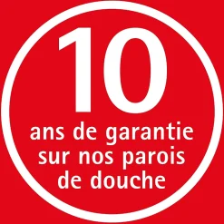 Porte De Douche|Schulte Porte de douche pivotante l.80 x H.192 cm, verre transparent anticalcaire, décor Liane, profilé chromé, NewStyle