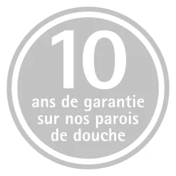 Porte De Douche|Schulte Porte de douche pivotante et paroi latérale l.80 x L.80 x H.190 cm, profilé noir, verre brume, NewStyle