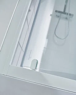 Cooke & Lewis Porte de douche pivotante Onega sérigraphié 70 cm