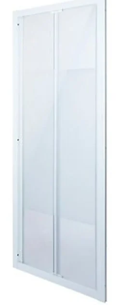 Cooke & Lewis Porte de douche pliante Onega sérigraphié 90 cm
