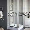 Porte De Douche|Cooke & Lewis Porte de douche pliante Onega transparent 80 cm
