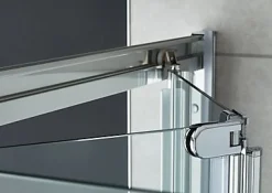 Porte De Douche|Cooke & Lewis Porte de douche pliante Onega transparent 80 cm