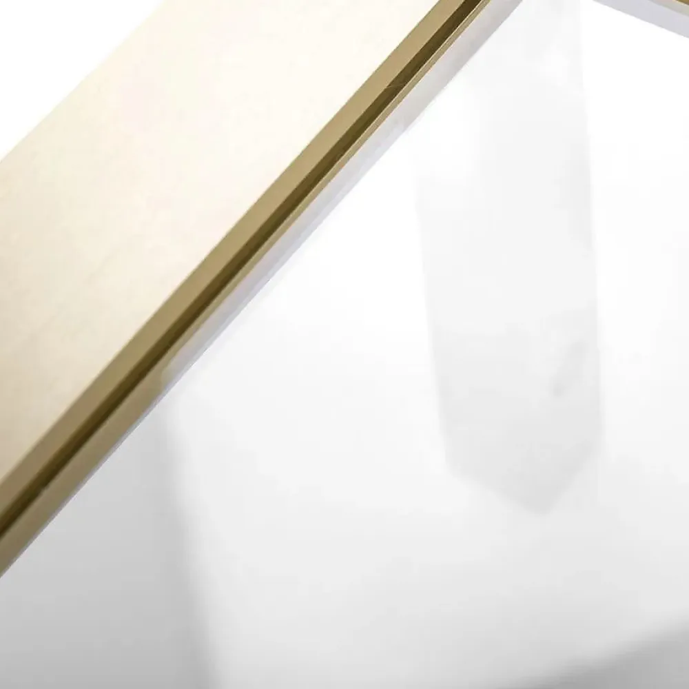 Rea Porte De Douche Rapid Slide 110 Brush Gold