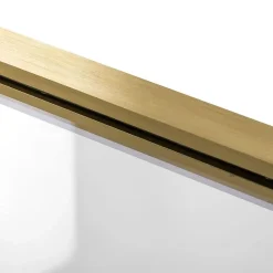 Rea Porte De Douche Rapid Slide 110 Brush Gold