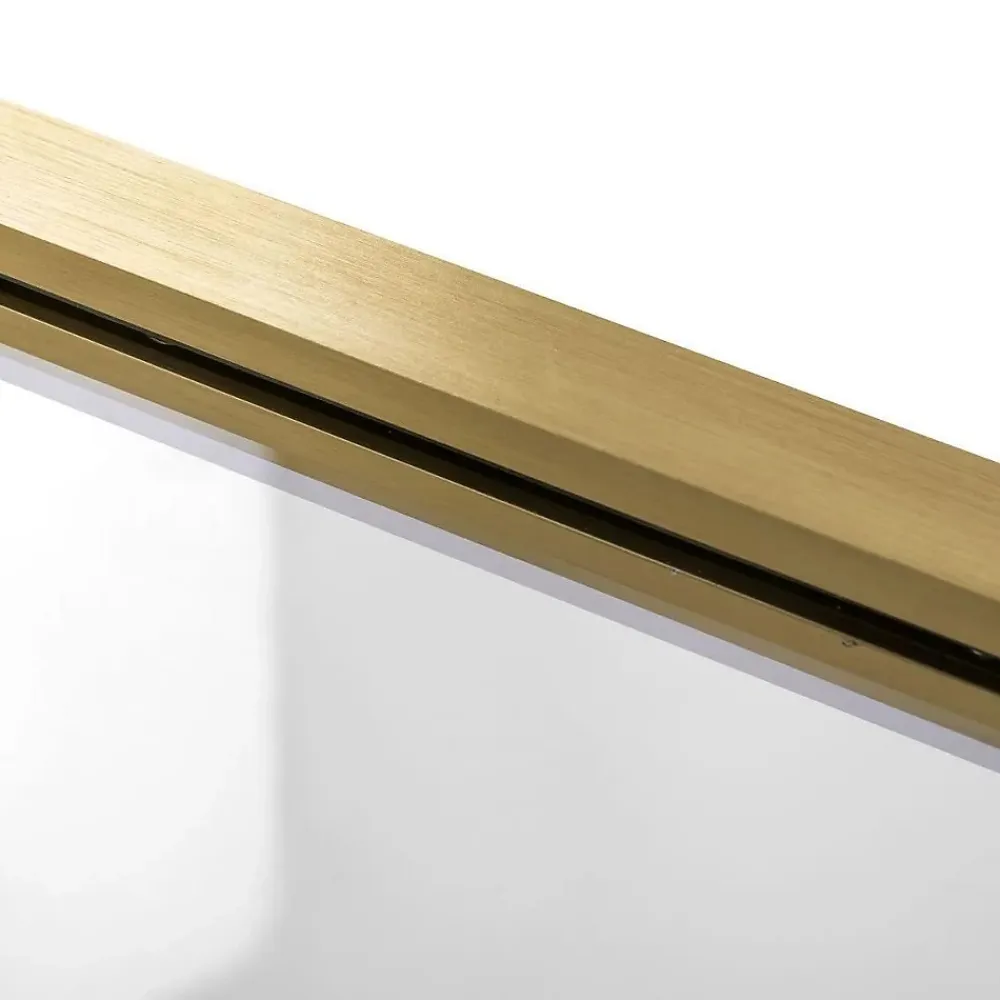 Rea Porte De Douche Rapid Slide 110 Brush Gold