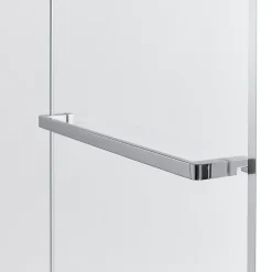 Porte De Douche|GoodHome Porte de douche semi pivotante Naya transparent 120 cm