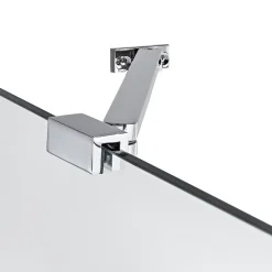 Porte De Douche|GoodHome Porte de douche semi pivotante Naya transparent 120 cm