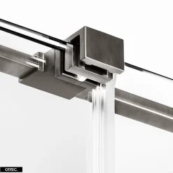 Otitec Porte de Douche Simple - 120 x 200 - GUNMETAL - SMART