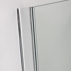 Kiamami Valentina Porte double articulée pour baignoire en verre clair - giada