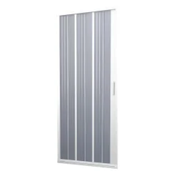 Porte De Douche|Forte Porte Paroi de douche en PVC 120CM H185 pliante avec ouverture latérale couleur Blanche mod. Flex