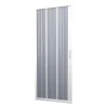 Forte Porte Paroi de douche en PVC 80CM H185 pliante avec ouverture latérale couleur Blanche mod. Flex