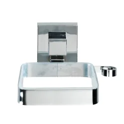 Wenko Porte sèche-cheveux en acier inox Quadro