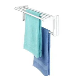 Wenko Porte serviette pour radiateur Butterfly - Aluminium - L. 58/108 cm