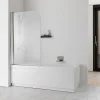 Pare-Baignoire|Kiamami Valentina Porte simple pour baignoire verre clair 6mm - giada