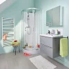 Porte De Douche|Cooke & Lewis Portes de douche angle circulaire Onega transparent 80 x 80 cm