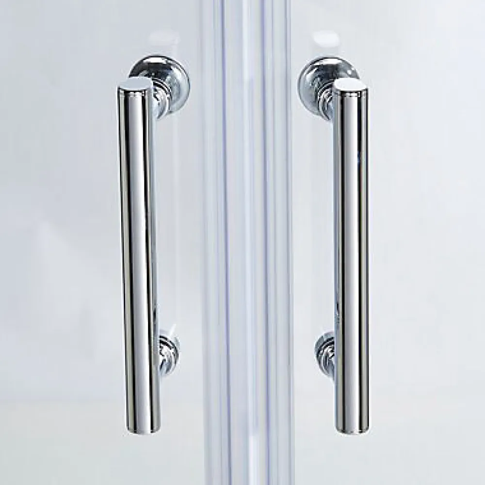 Porte De Douche|Cooke & Lewis Portes de douche angle circulaire Onega transparent 80 x 80 cm