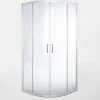 Cooke & Lewis Portes de douche angle circulaire Onega transparent 90 x 90 cm