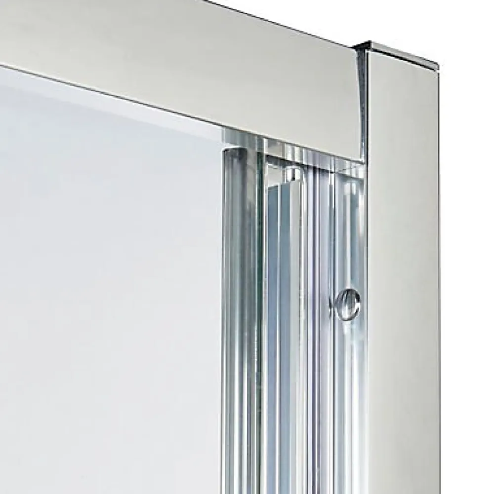 Cooke & Lewis Portes de douche angle circulaire Onega transparent 90 x 90 cm