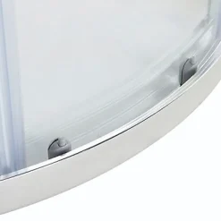 Cooke & Lewis Portes de douche angle circulaire Onega transparent 90 x 90 cm