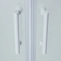 Cooke & Lewis Portes de douche angle circulaire Onega sérigraphié 80 x 80 cm
