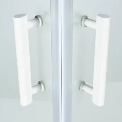 Porte De Douche|Cooke & Lewis Portes de douche angle droit Onega sérigraphié 80 x 80 cm