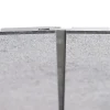 Schulte Profilé de jonction invisible H.255 x 3,3 cm, aluminium, argent, Deco Design vendu par 2