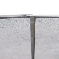 Schulte Profilé de jonction invisible H.255 x 3,3 cm, aluminium, argent, Deco Design vendu par 2