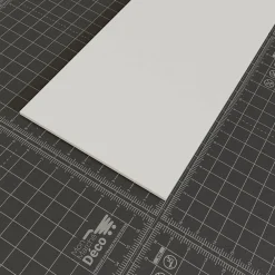 Tecnoprofils Profil Plat PVC 100 mm - Longueur 2.60 m - Lot de 5