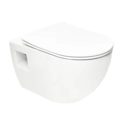 Wc Suspendu|Swiss Aqua Technologies Project WC suspendu sans bride avec abatant softclose, blanc (SATWCPRO010RREXP)