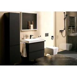 Hansgrohe Pulsify Select S Set de douche 105 3 jets Relaxation avec barre C 90 cm noir mat 24170670