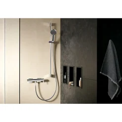 Hansgrohe Pulsify Select S Set de douche 105 3 jets Relaxation avec barre C 90 cm chromé 24170000
