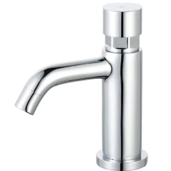 Essebagno Push robinet lave mains chrome eau froide Cilindro