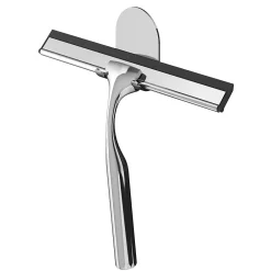 GoodHome Raclette de douche + support chromé Cavally