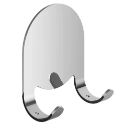 GoodHome Raclette de douche + support chromé Cavally