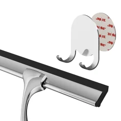 GoodHome Raclette de douche + support chromé Cavally