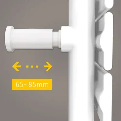 Sirhona Radiateur à eau chaude Salle de bain Sèche-serviettes 1000x500x62mm - Vertical -Blanc