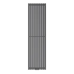Luxebath Radiateur à Panneaux Design Stella, 1800 x 480 mm, Anthracite, avec Connexion Central, Plat, Vertical, Monocouche