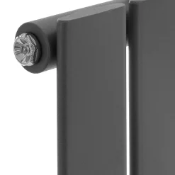 Luxebath Radiateur à Panneaux Design Stella, 1800 x 480 mm, Anthracite, avec Connexion Central, Plat, Vertical, Monocouche