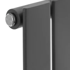 Luxebath Radiateur à Panneaux Design Stella, 1800 x 480 mm, Anthracite, avec Connexion Central, Plat, Vertical, Monocouche