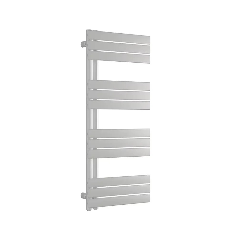 Bernstein Radiateur de salle de bain design, Sèche serviette esthétique - 120x50cm - G12 - Blanc