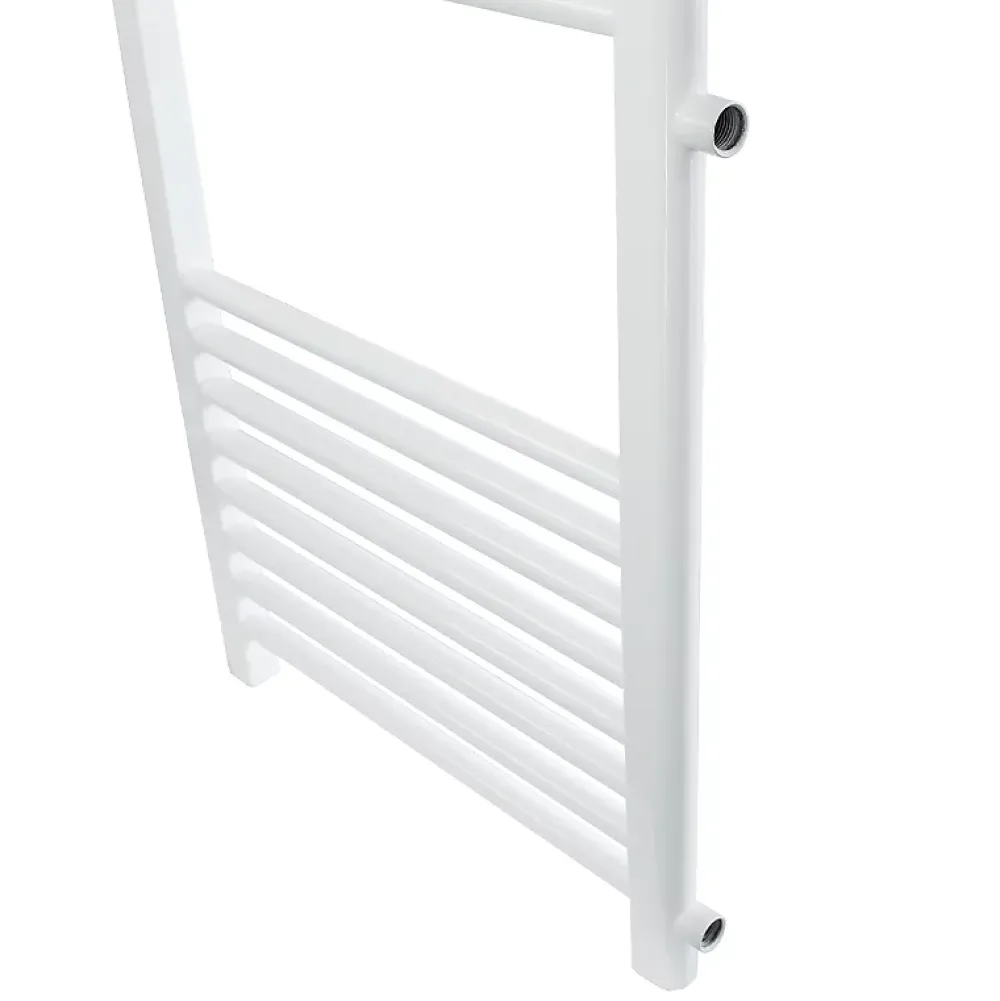 Luxebath Radiateur de Salle de Bain, 600 x 1200 mm, en Acier, Blanc, Forme Droite