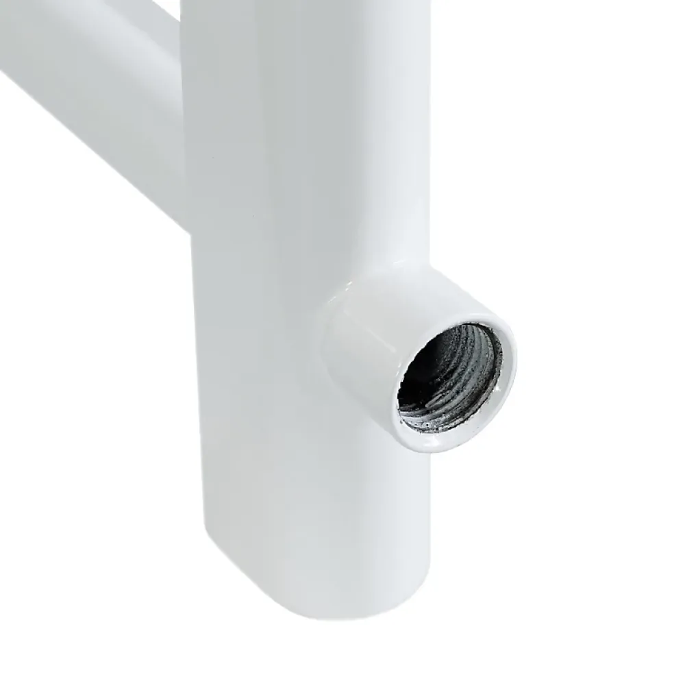 Luxebath Radiateur de Salle de Bain, 600 x 1200 mm, en Acier, Blanc, Forme Droite