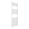 Sèche-Serviettes Eau Chaude|Kiamami Valentina Radiateur De Salle De Bain 55X150 En Acier Blanc Avec 30 Tubes Horizontaux