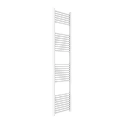 Kiamami Valentina Radiateur De Salle De Bain Sèche-Serviettes 45X180 33 Tubes En Acier Blanc